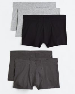 5-pack cotton short trunks