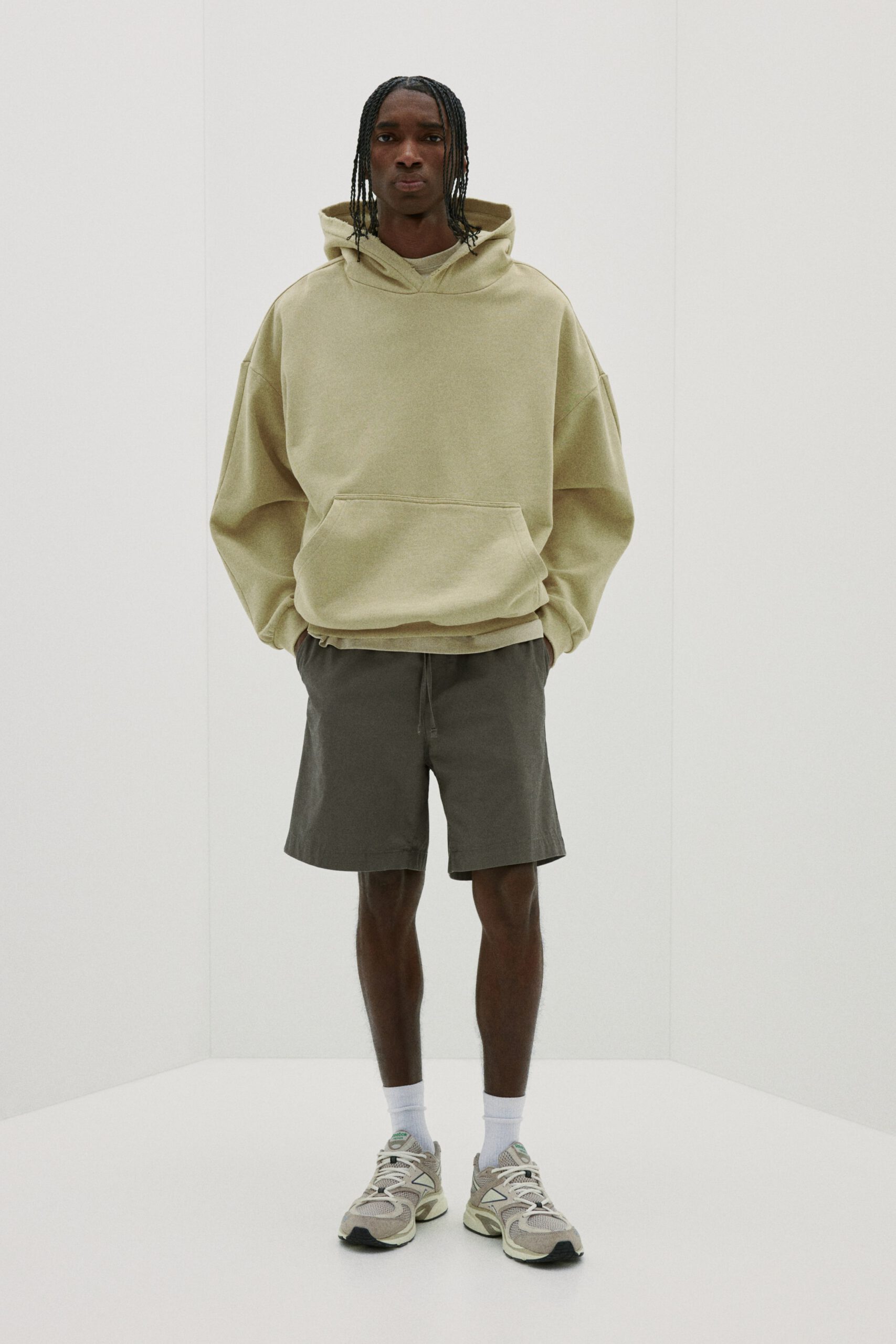 Regular Fit Canvas Shorts