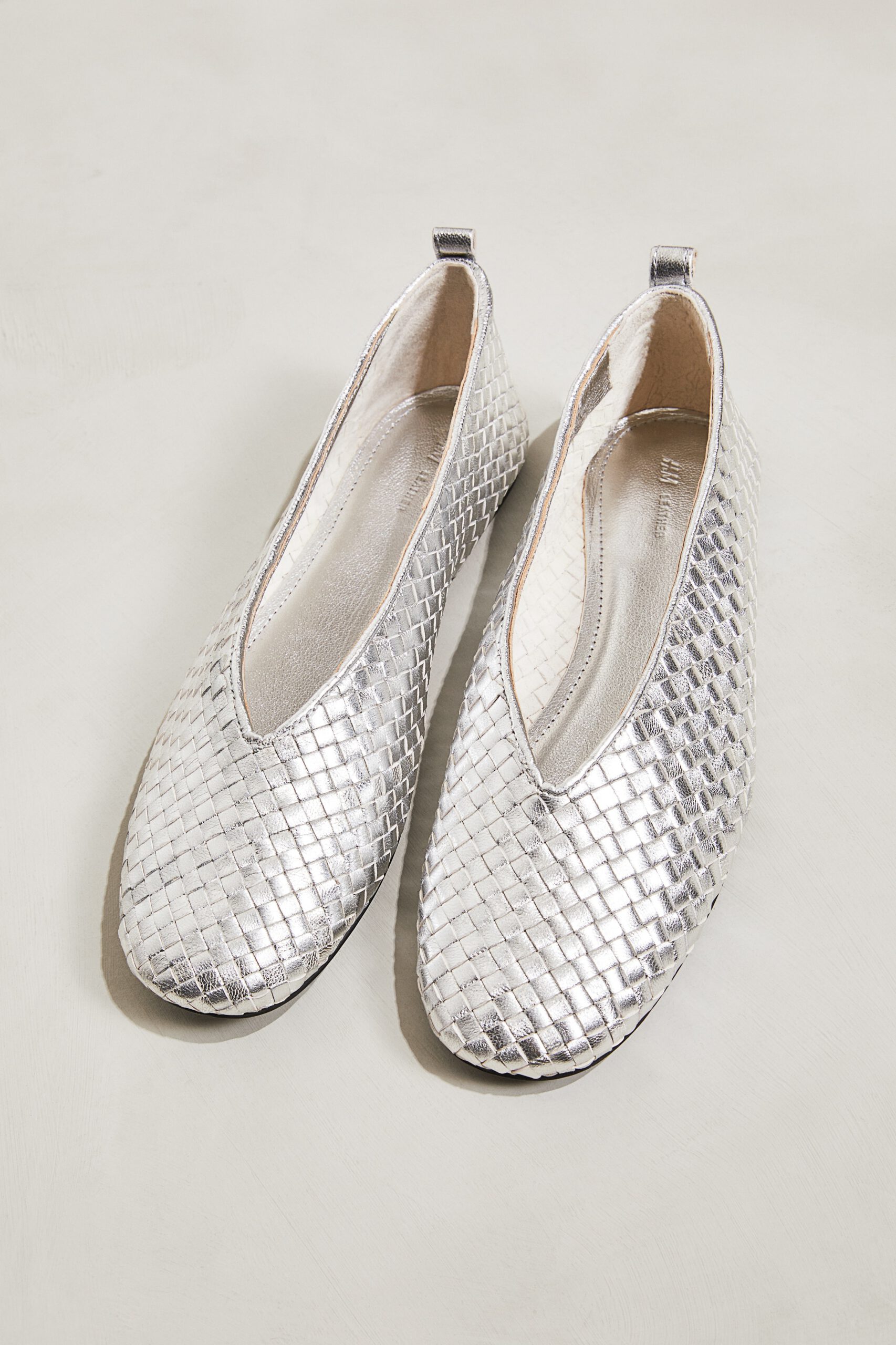 Braided Leather Ballet Flats