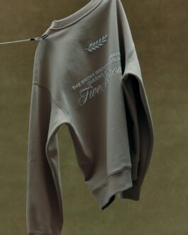 Loose Fit Print Sweater