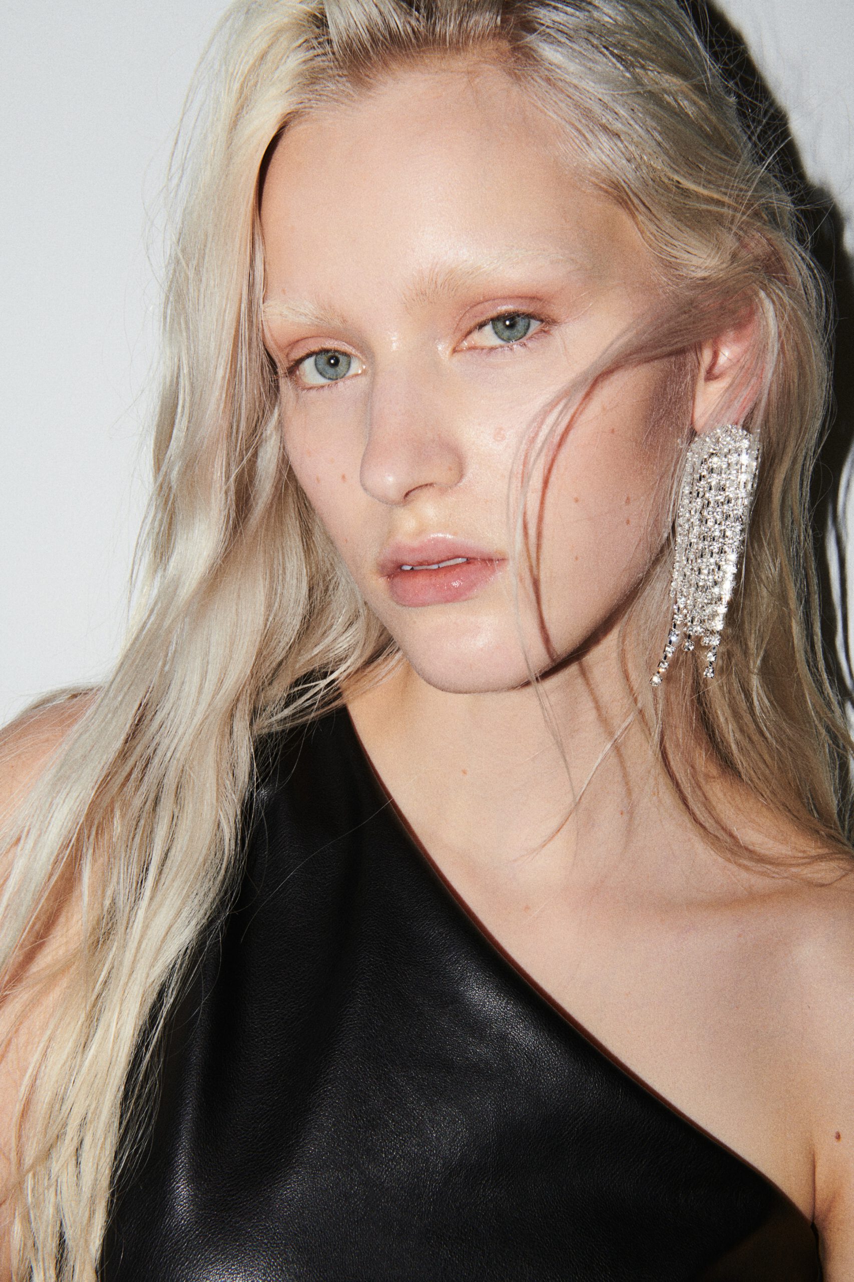 Rhinestone Chain Earrings