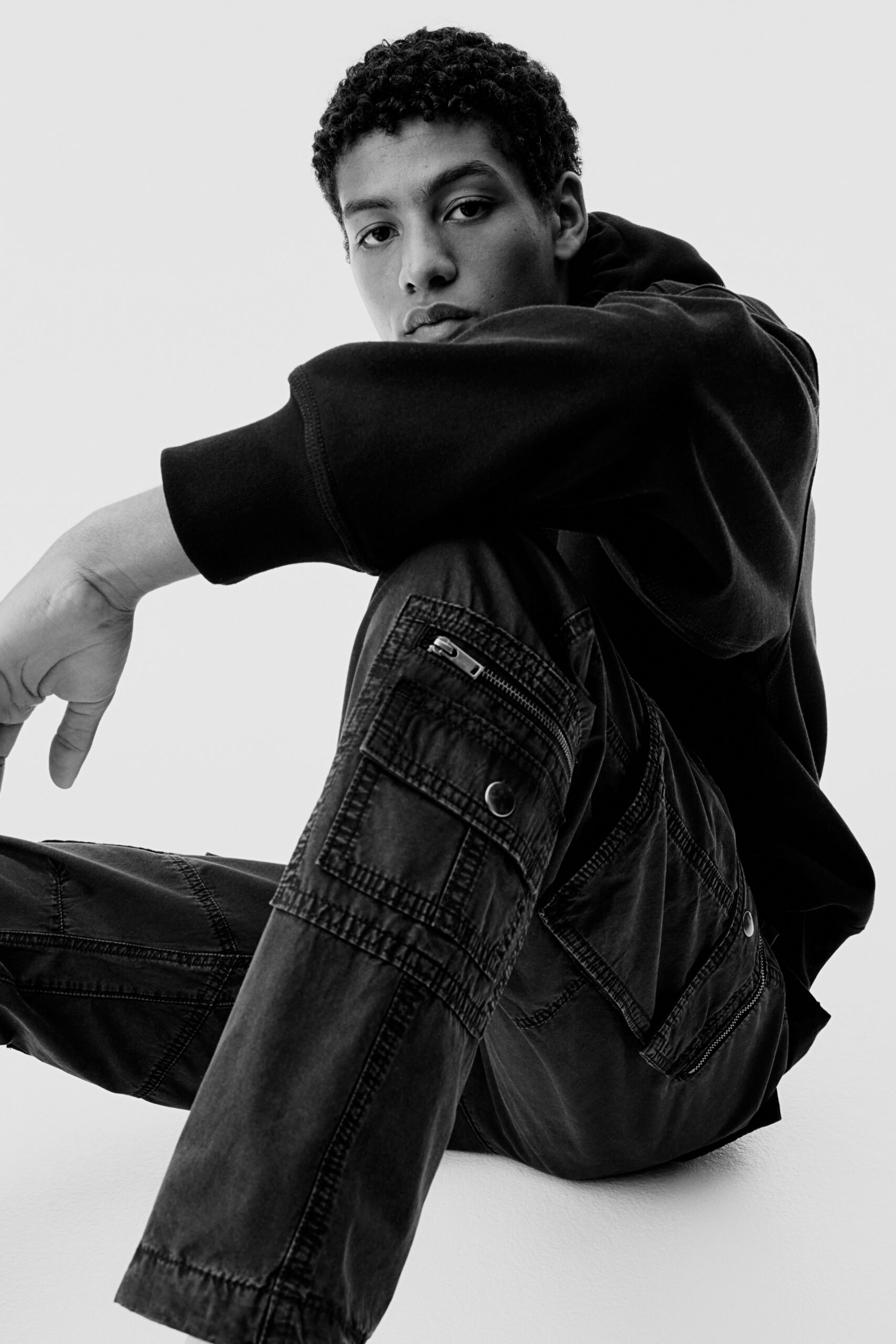 Regular Fit Twill Cargo Pants